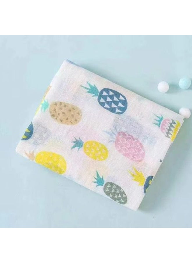 Anami 3-Pack Bamboo Cotton Muslin Baby Swaddles – Soft, Breathable, Multi-Use Wraps for Newborns (110x110cm) - Image 2